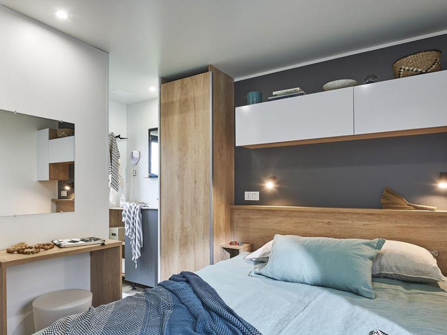 Mobilhome 4 personnes - M - PREMIUM 2 CHAMBRES - CLIM + TV + SUITE PARENTALE 2