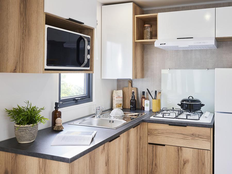 Mobilhome 6 personnes - COSY GRAND CONFORT - 3 chambres - CLIM - TV 3