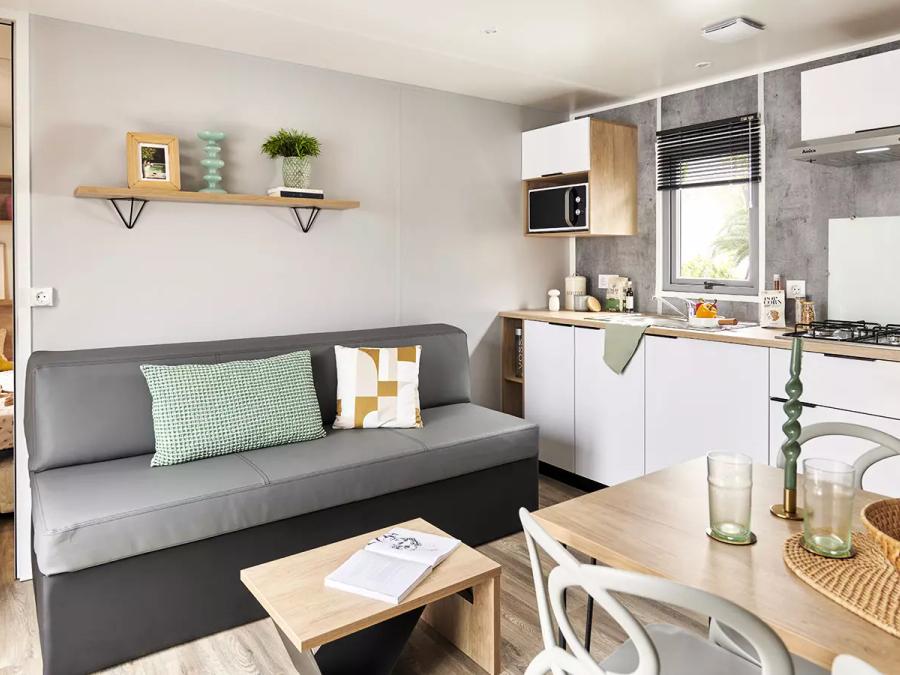 Mobilhome 4 personnes - Premium 3 Pièces 4 Personnes Climatisé + TV 0