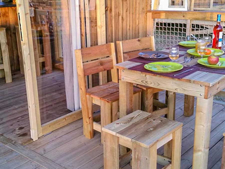 Mobilhome 4 personnes - LODGE SUR PILOTIS CONFORT + 3