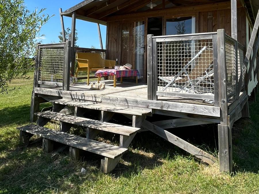 Mobilhome 4 personnes - LODGE SUR PILOTIS CONFORT + 12