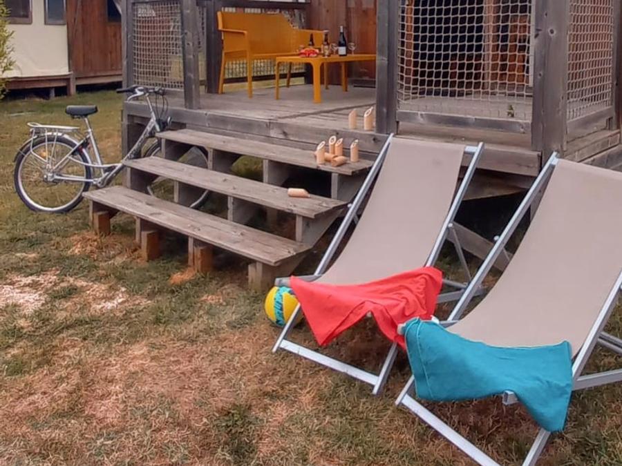 Mobilhome 4 personnes - LODGE SUR PILOTIS CONFORT + 21