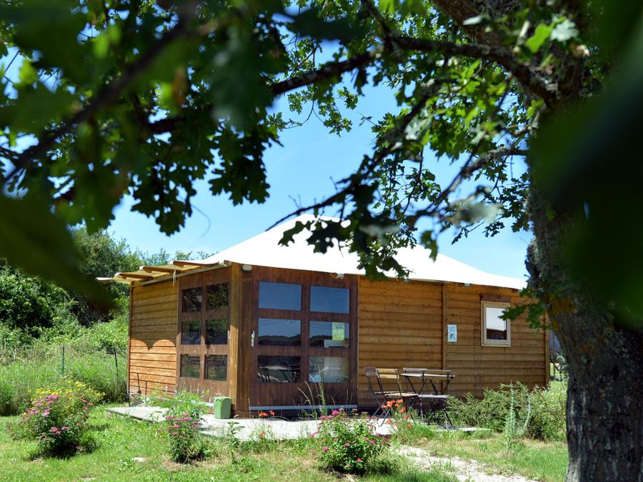 Tente en toile et en bois 5 personnes - LODGE BALI CONFORT + 4