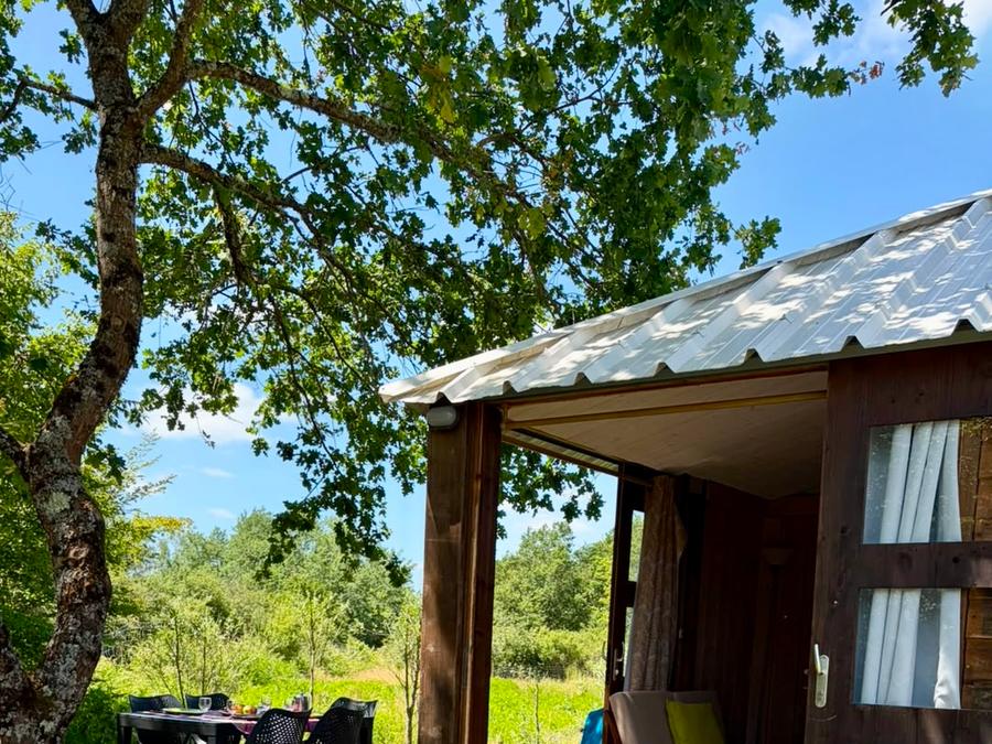 Tente en toile et en bois 5 personnes - LODGE BALI CONFORT + 11