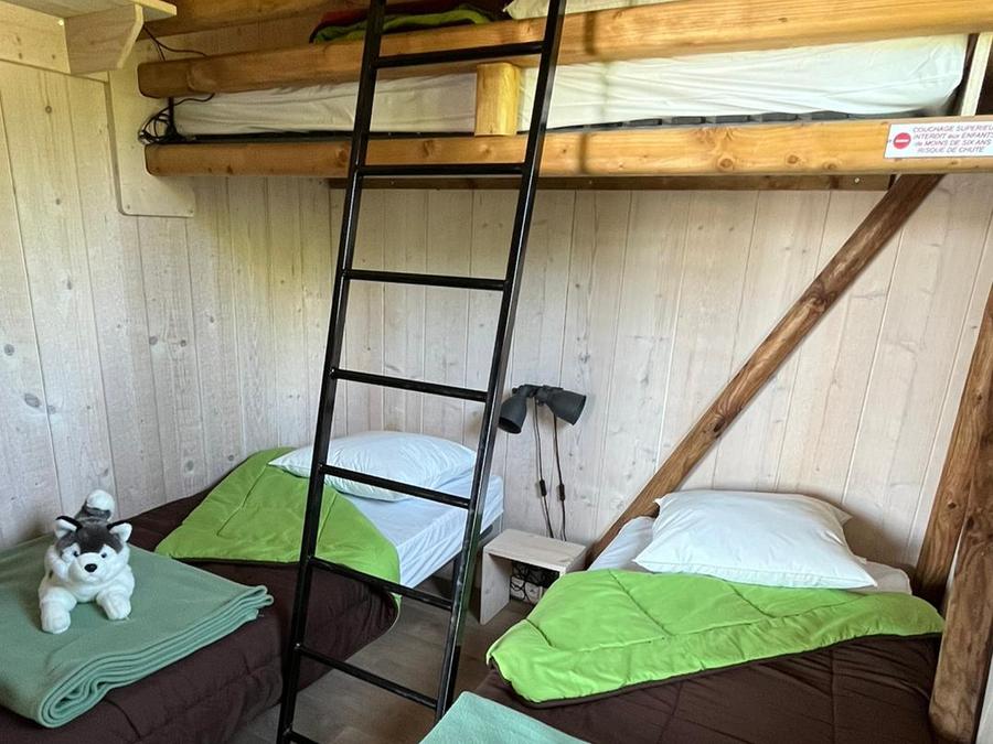 Tente 5 personnes - Lodge sur pilotis Africa Confort 24m² (2 chambres) + terrasse couverte 12m² 7