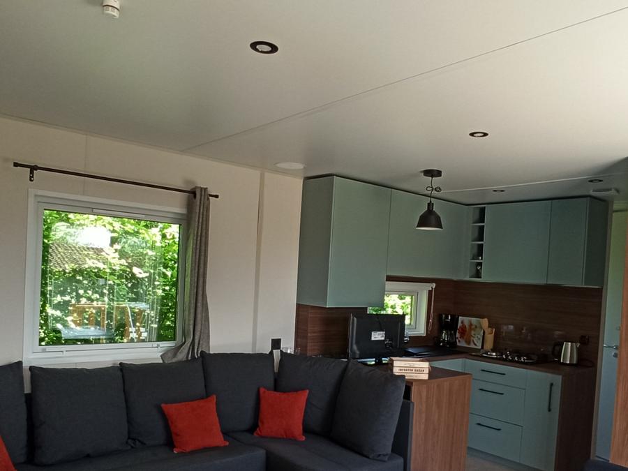 Mobilhome 6 personnes - Cottage Privilège 40m2 (3 chambres, 2 sdb) +climatisation + terrasse 3