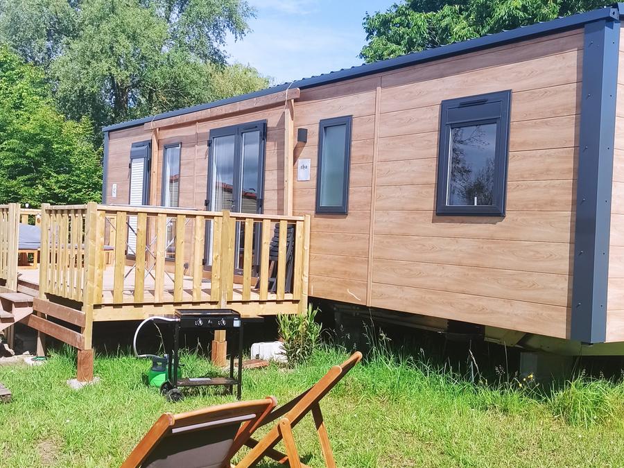 Mobilhome 6 personnes - Cottage Privilège 40m2 (3 chambres, 2 sdb) +climatisation + terrasse 0