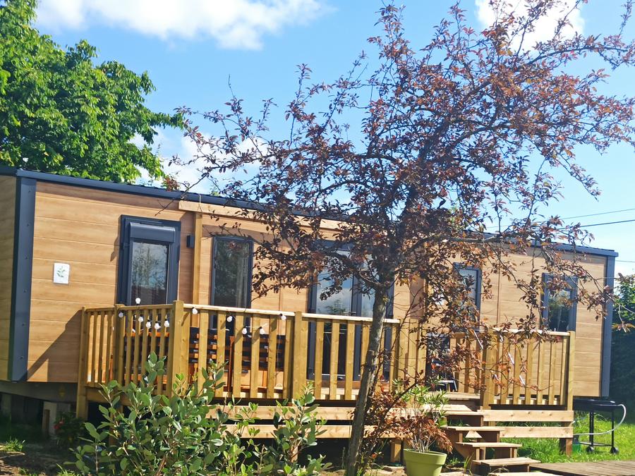 Mobilhome 6 personnes - Cottage Privilège 40m2 (3 chambres, 2 sdb) +climatisation + terrasse 9
