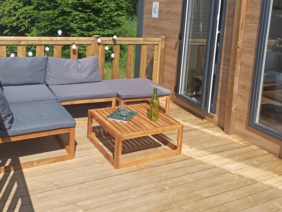 Mobilhome 6 personnes - Cottage Privilège 40m2 (3 chambres, 2 sdb) +climatisation + terrasse 5