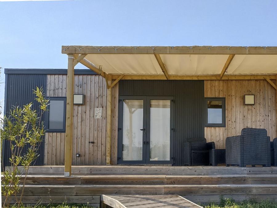 Mobilhome 4 personnes - Mobil-Home Privilège 2 ch., 2 sdb, 34m² + terrasse 15 m² + climatisation 1