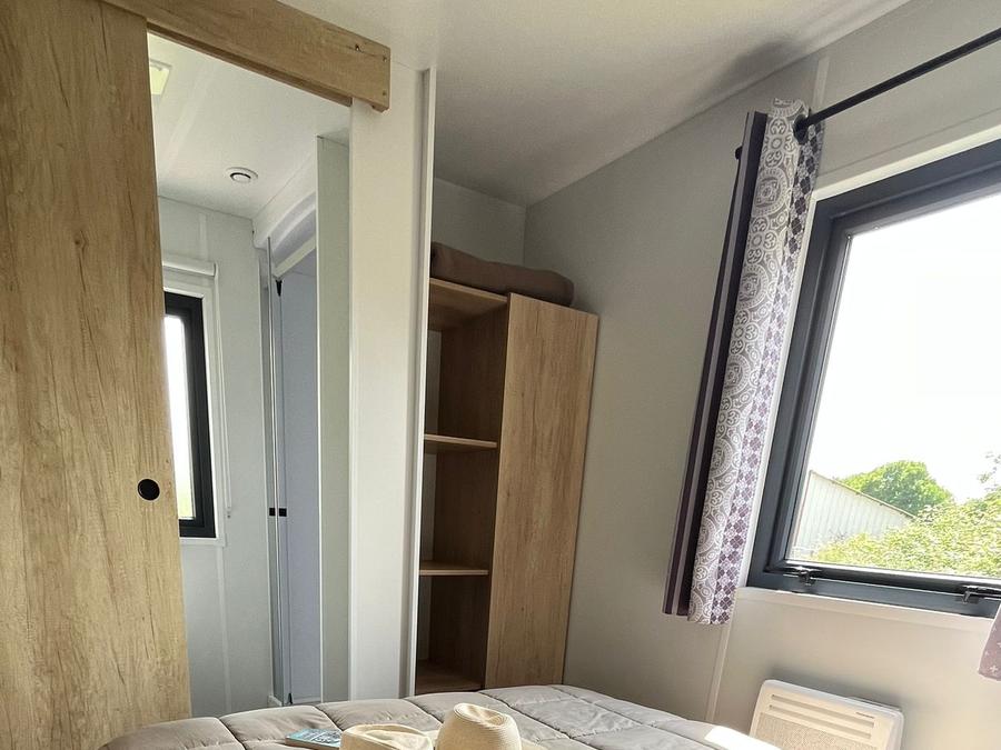 Mobilhome 4 personnes - Mobil-Home Privilège 2 ch., 2 sdb, 34m² + terrasse 15 m² + climatisation 12