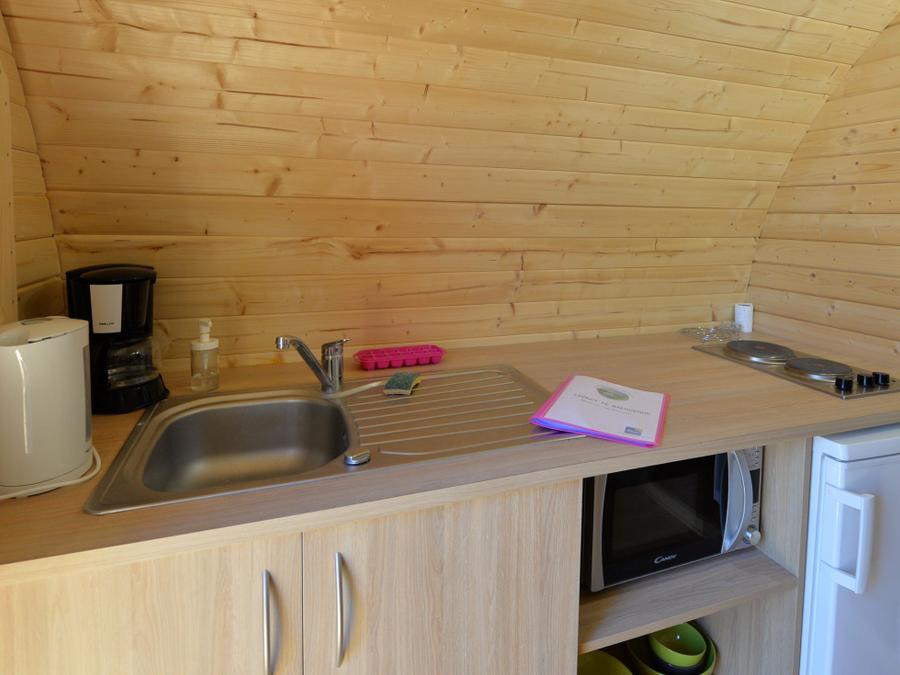 Unique 3 personnes - Tonneau Lodge Confort 11m² (1 chambre) 7