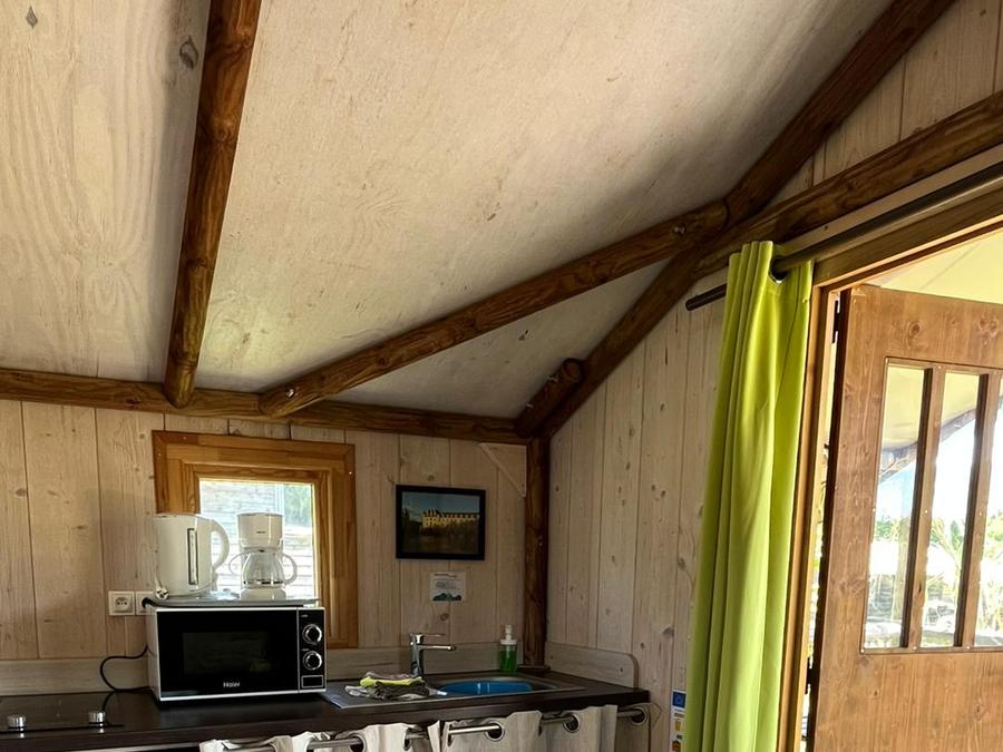 Tente en toile et en bois 2 personnes - Lodge Africa 1 chambre 7