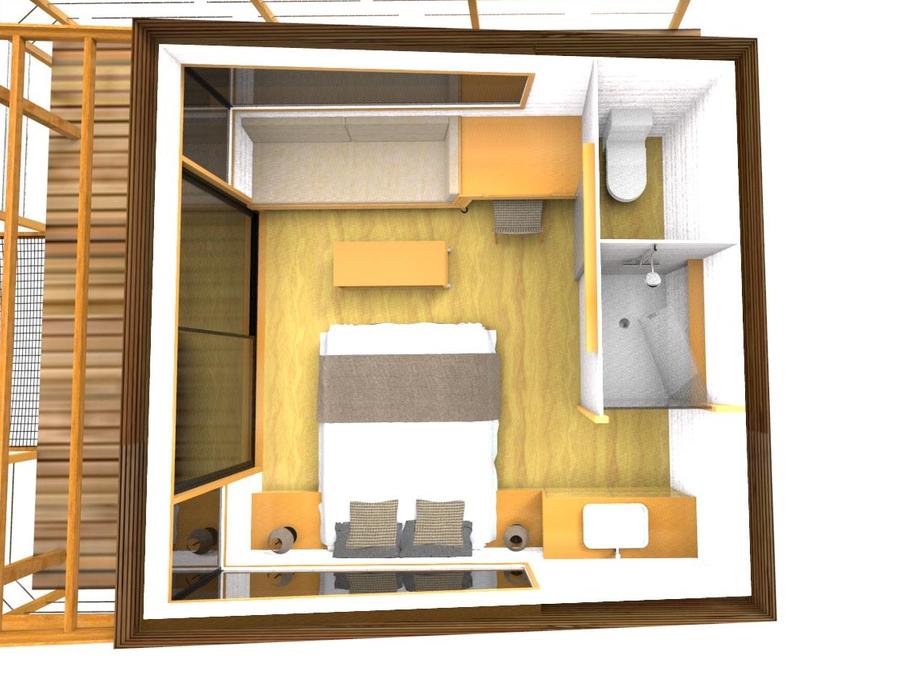Tiny house 3 personnes - Lodge Flottante 8