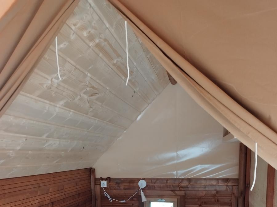 Tente en toile et en bois 4 personnes - Lodge Breizh Koban CONFORT 19m² (sans sanitaires) (2ch-4pers) + Terrasse semi-couverte 10m² 3