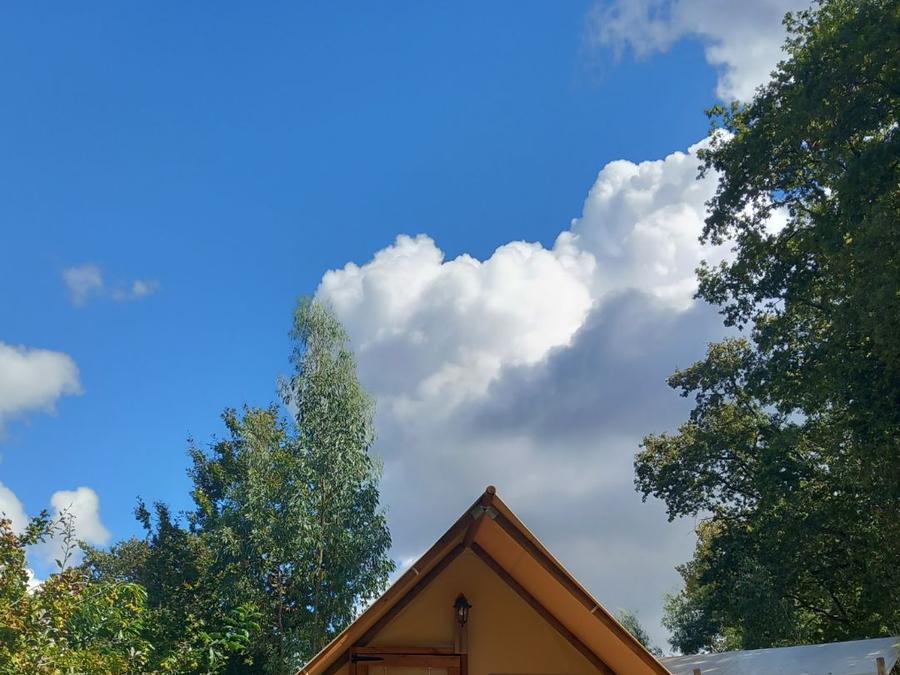 Tente en toile et en bois 4 personnes - Lodge Breizh Koban CONFORT 19m² (sans sanitaires) (2ch-4pers) + Terrasse semi-couverte 10m² 6