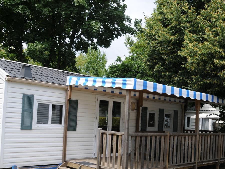 Mobilhome 5 personnes - Mobi-home Berric STANDARD 27m² (2 chambres) + Terrasse couverte + TV 1