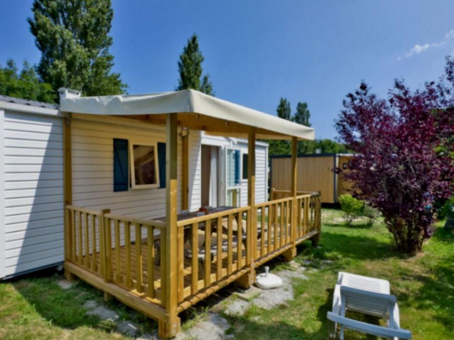 Mobilhome 4 personnes - 2 Chambres Confort + Terrasse semi-couverte 1