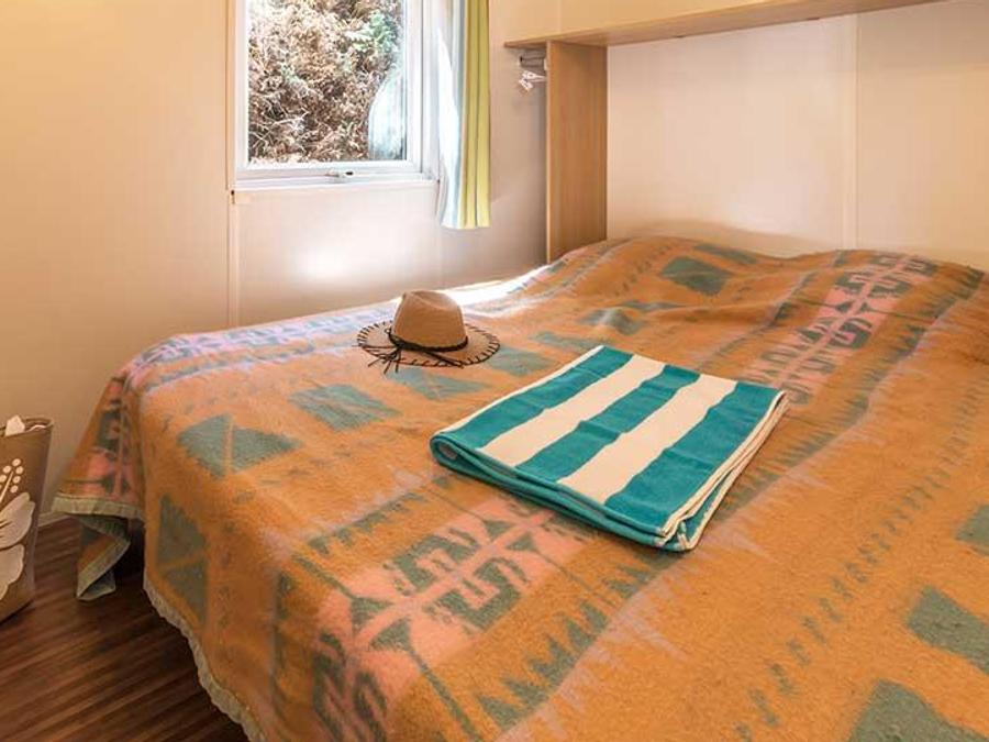 Bungalow toilé 5 personnes - MINI 21-2 (Tithome) >10ans - SANS SANITAIRE - maxi 4 adultes (lits superposés) - 2 chambres, environ 21m² 5