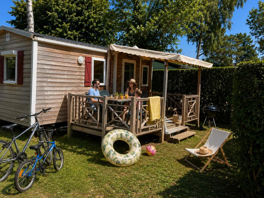 Mobilhome 4 personnes - CLASSIC 22-2 >10ans - maxi 4 adultes - TV, 2 chambres, environ 22m² 6