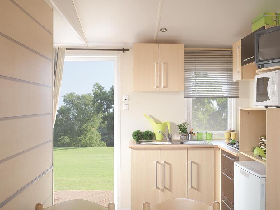 Mobilhome 4 personnes - CLASSIC 22-2 >10ans - maxi 4 adultes - TV, 2 chambres, environ 22m² 1