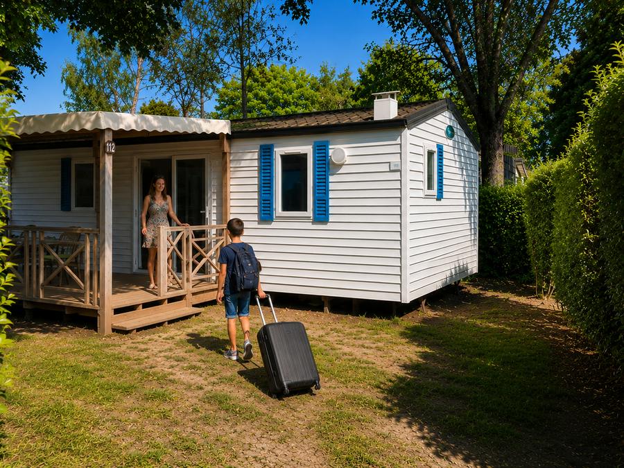 Mobilhome 6 personnes - CLASSIC 26-2 >10ans - maxi 4 adultes - TV, 2 chambres, environ 26m² 4