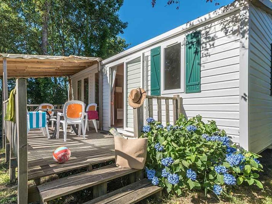 Mobilhome 5 personnes - CLASSIC 27-2 >10ans - maxi 4 adultes - TV, 2 chambres, environ 27m² 1