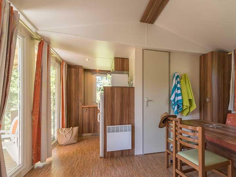 Mobilhome 5 personnes - CLASSIC 27-2 >10ans - maxi 4 adultes - TV, 2 chambres, environ 27m² 3