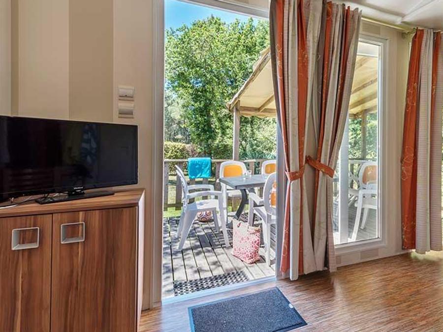 Mobilhome 5 personnes - CLASSIC 27-2 >10ans - maxi 4 adultes - TV, 2 chambres, environ 27m² 4