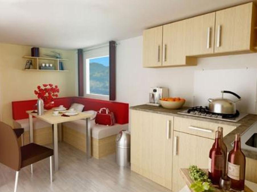 Mobilhome 6 personnes - CLASSIC 33-2-2 >10ans - maxi 4 adultes - TV, 2 chambres - 2 salles d'eau, environ 33m² 1