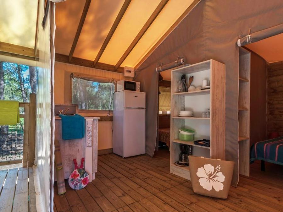 Insolite 5 personnes - INSOLITE 25-2 (Cabane sur pilotis Ecologe) >10ans ; maxi 4 adultes (Lits superposés) TV 6