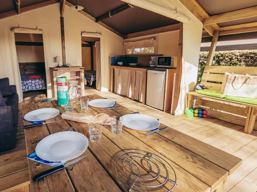 Tente 4 personnes - Free Flower Standard 30m² 2 chambres - sans sanitaire 1
