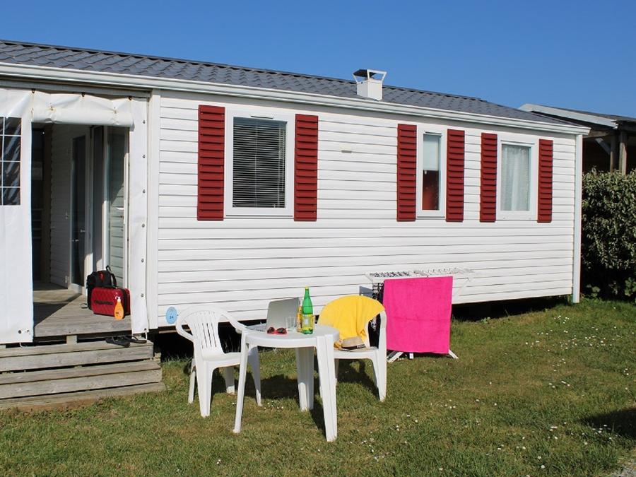 Mobilhome 2 personnes - Mobil-home NEPTUNE Standard 25m² - 1 chambre + terrasse couverte 9m² 0