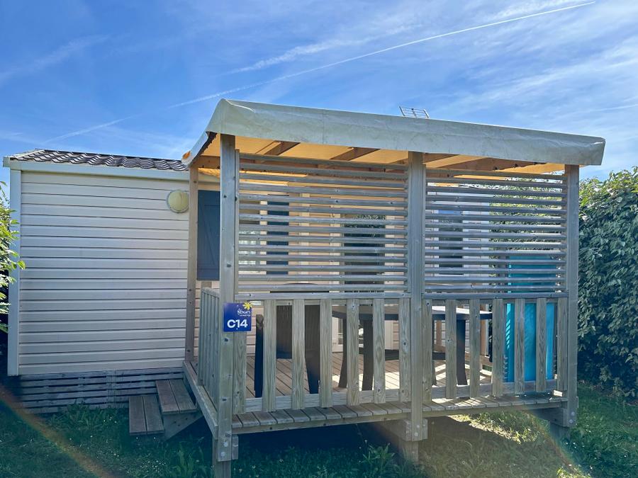 Mobilhome 2 personnes - Mobil-home NEPTUNE Standard 25m² - 1 chambre + terrasse couverte 9m² 6