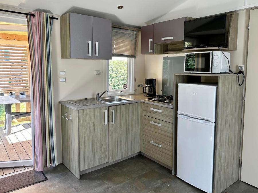 Mobilhome 2 personnes - Mobil-home NEPTUNE Standard 25m² - 1 chambre + terrasse couverte 9m² 8