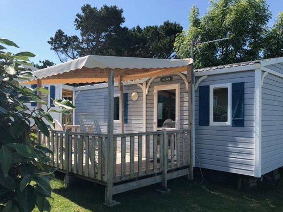 Mobilhome 5 personnes - Mobil-home Standard MERCURE 27m² - 2 chambres + terrasse semi-couverte 11m² 0