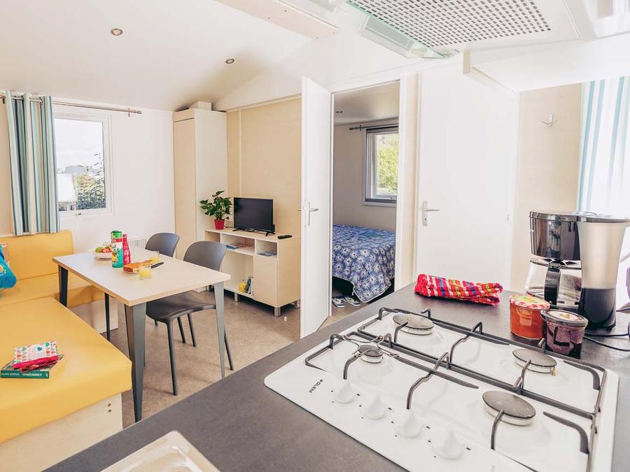 Mobilhome 4 personnes - Mobil-home Confort BAHIA 27m² - 2 chambres + terrasse semi-couverte 0