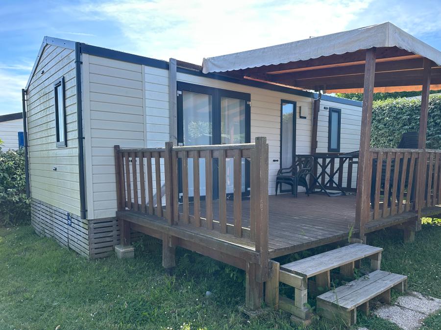 Mobilhome 4 personnes - Mobil-home Confort BAHIA 27m² - 2 chambres + terrasse semi-couverte 1