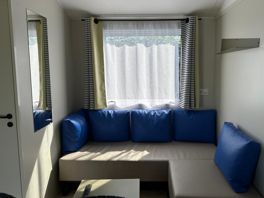 Mobilhome 4 personnes - Mobil-home Confort BAHIA 27m² - 2 chambres + terrasse semi-couverte 3