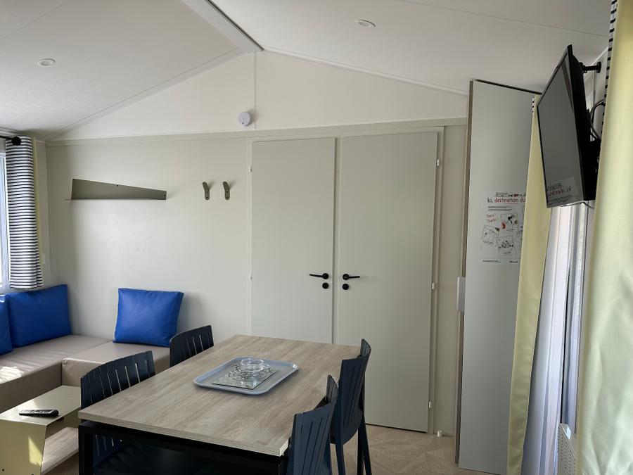 Mobilhome 4 personnes - Mobil-home Confort BAHIA 27m² - 2 chambres + terrasse semi-couverte 4