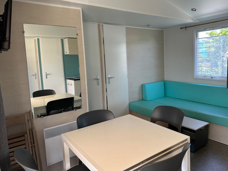 Mobilhome 6 personnes - Mobil-home Confort TITANIA 30m² - 3 chambres + terrasse semi-couverte 15m² 5