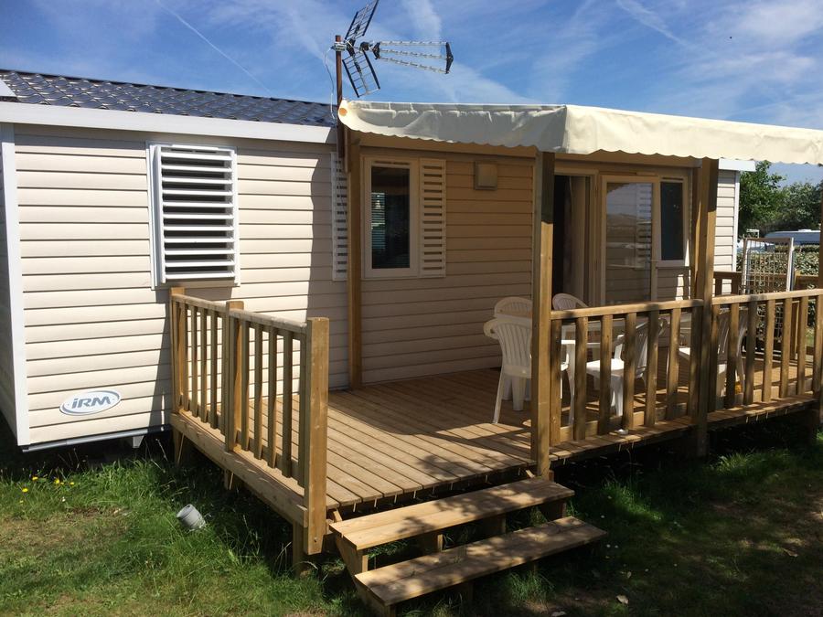 Mobilhome 6 personnes - Mobil-home Confort TITANIA 30m² - 3 chambres + terrasse semi-couverte 15m² 0