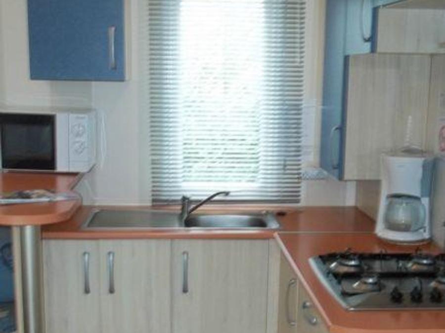 Mobilhome 6 personnes - Mobil-home Confort TITANIA 30m² - 3 chambres + terrasse semi-couverte 15m² 2