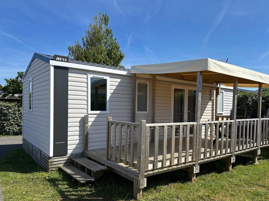 Mobilhome 6 personnes - Mobil-home Confort TITANIA 30m² - 3 chambres + terrasse semi-couverte 15m² 4