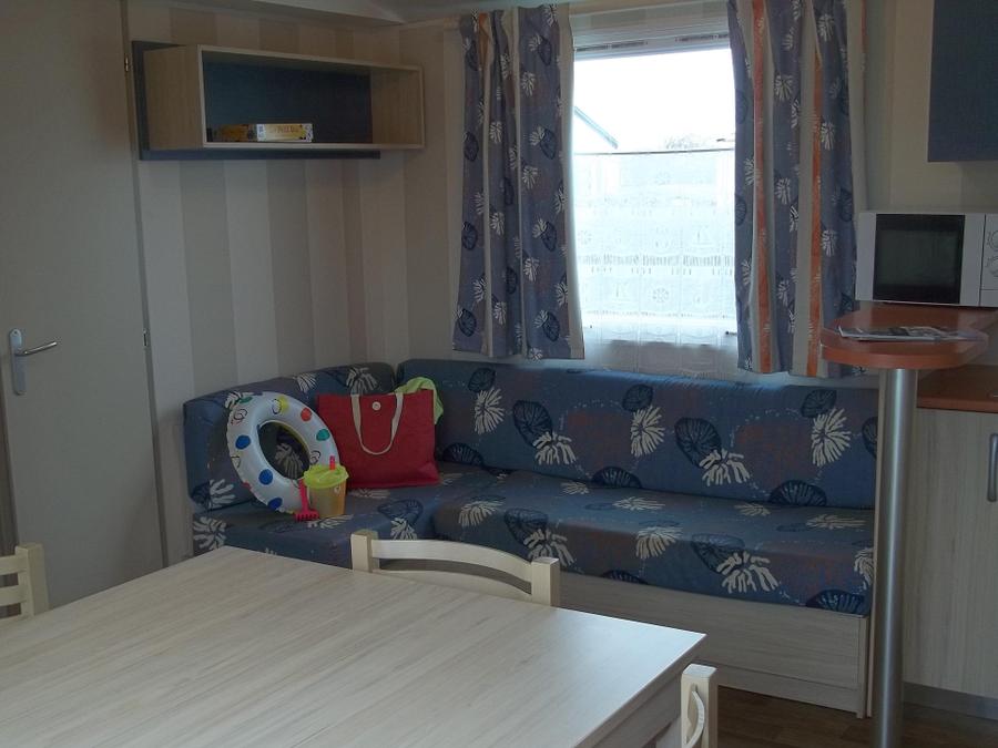 Mobilhome 6 personnes - Mobil-home Confort TITANIA 30m² - 3 chambres + terrasse semi-couverte 15m² 1