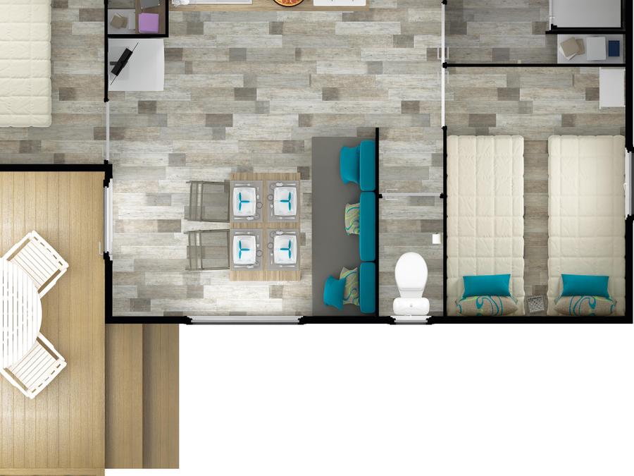 Mobilhome 4 personnes - Confort Terrasse 10