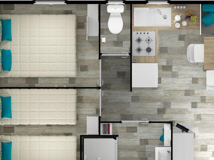 Mobilhome 8 personnes - Confort Terrasse Couverte 4