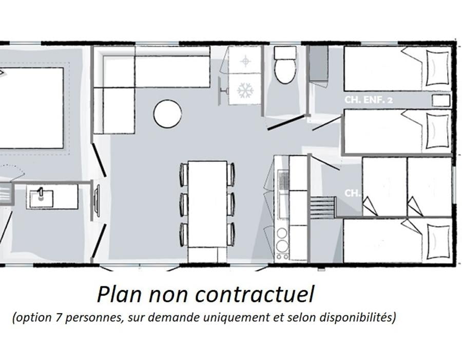 Mobilhome 7 personnes - Florès 14