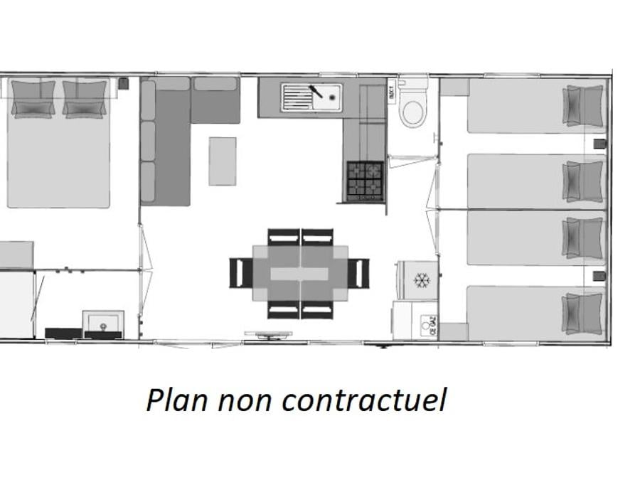 Mobilhome 7 personnes - Florès 13