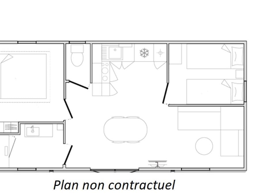 Mobilhome 4 personnes - Pacifique 14